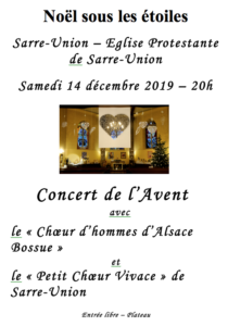 Concert du samedi 14 décembre 2019 à Sarre-Union 3